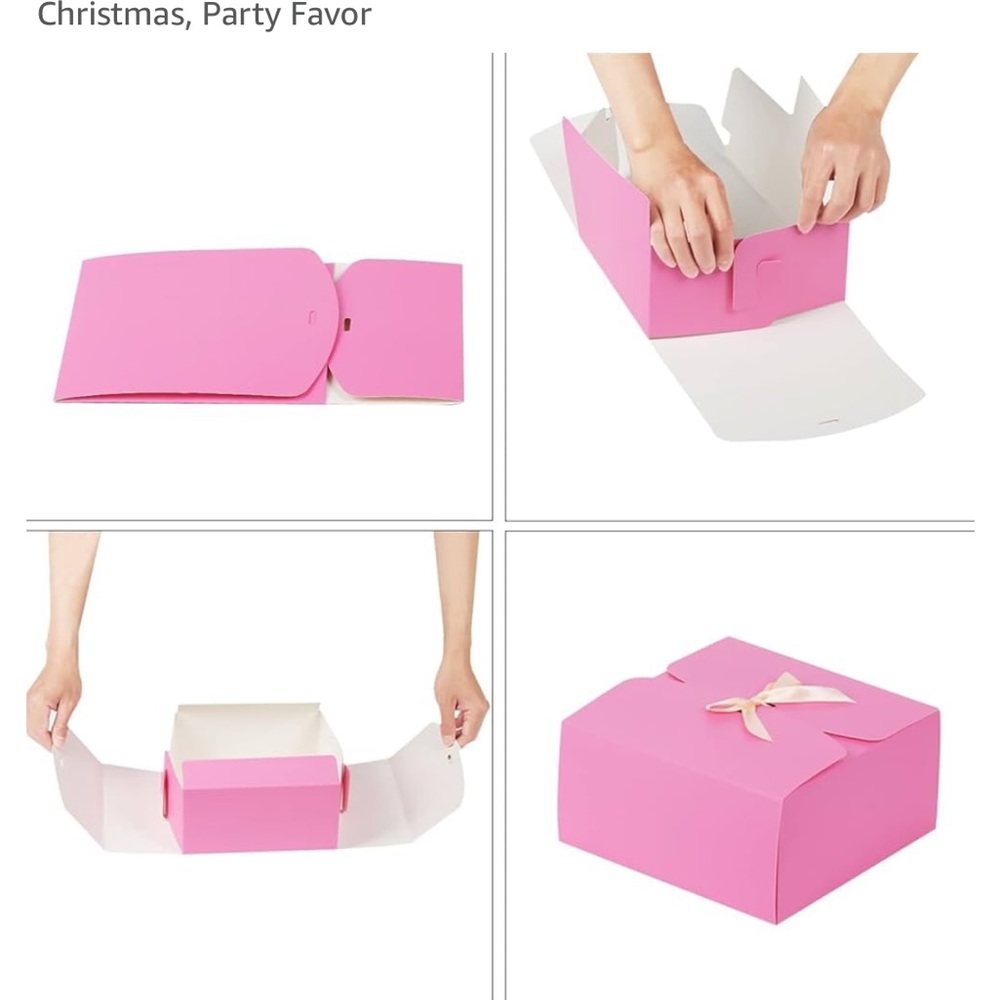 NIB NWT pink gift boxes